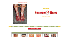 Desktop Screenshot of homoeotimes.com